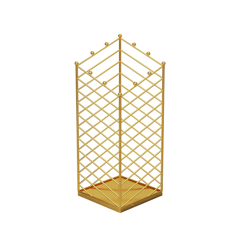 

Stainless steel entrance umbrella rack, storage shelf, umbrella rack at the entrance of the hotel company bucket household