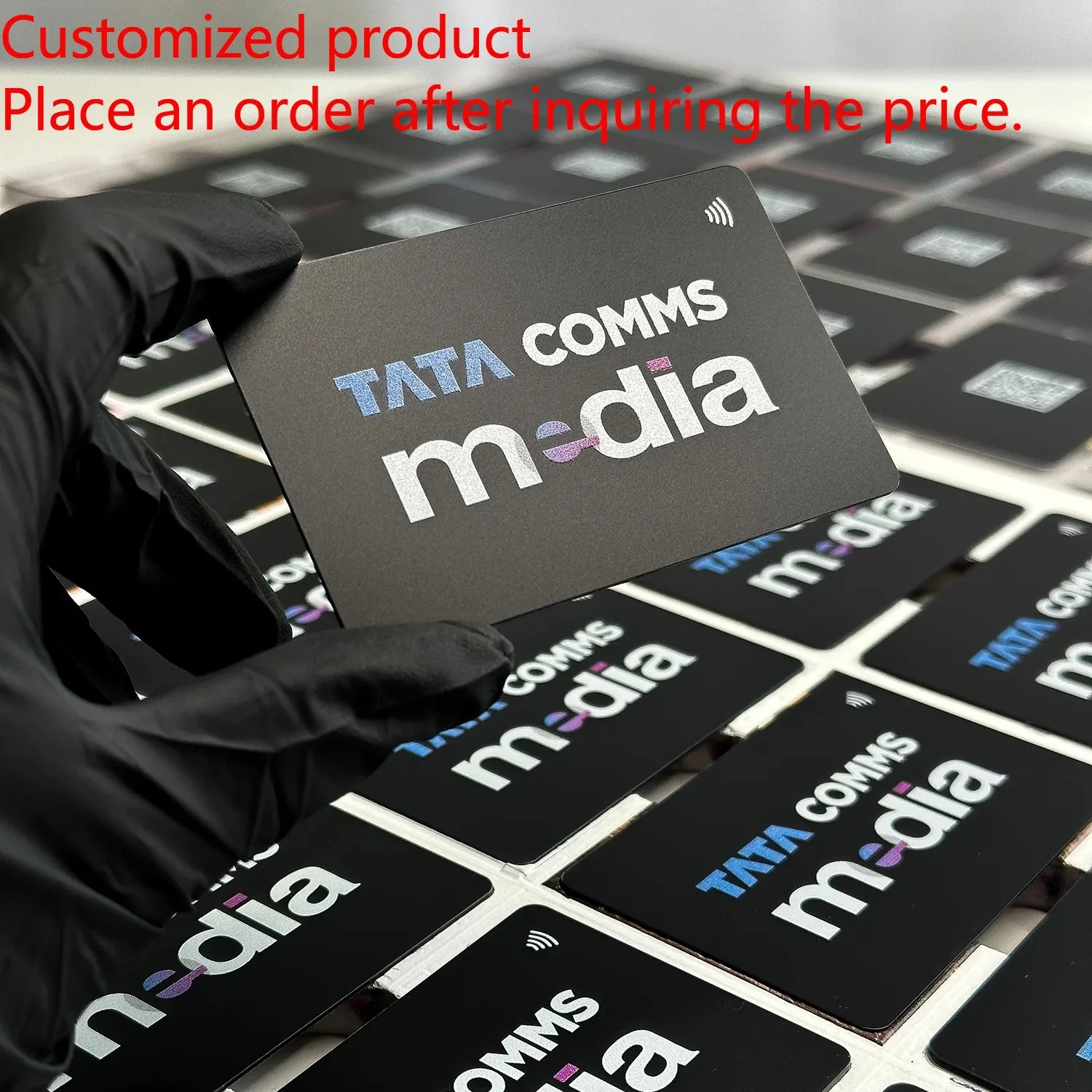 

Customized product Custom Stainless NFC Metal Membership Card with Box VIP Membership Business Personal Logo Business Card With