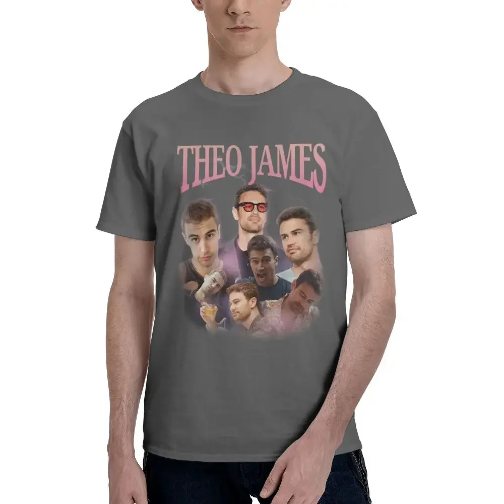 Pops Mens  men T Shirt Graphic Y2K Clothes Theo James Vintage T Shirt Tees  men clothing  harajuku  graphic t shirts  oversized