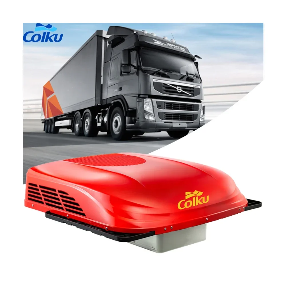 New Electric 12v 24v 24 Volt Bus Roof Top Rv 12 Volt Truck Excavator Bus Rv Car Tractor Truck Air Conditioner