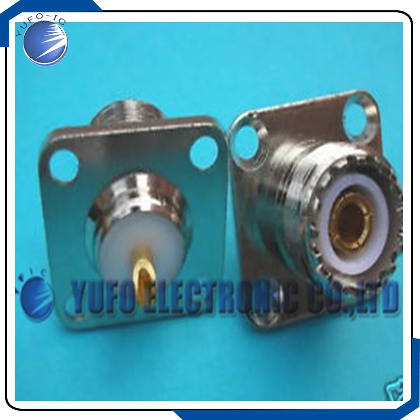Free Shipping One Lot 4, Female Jack SO239 Panel Chassis Mount Connector,C8