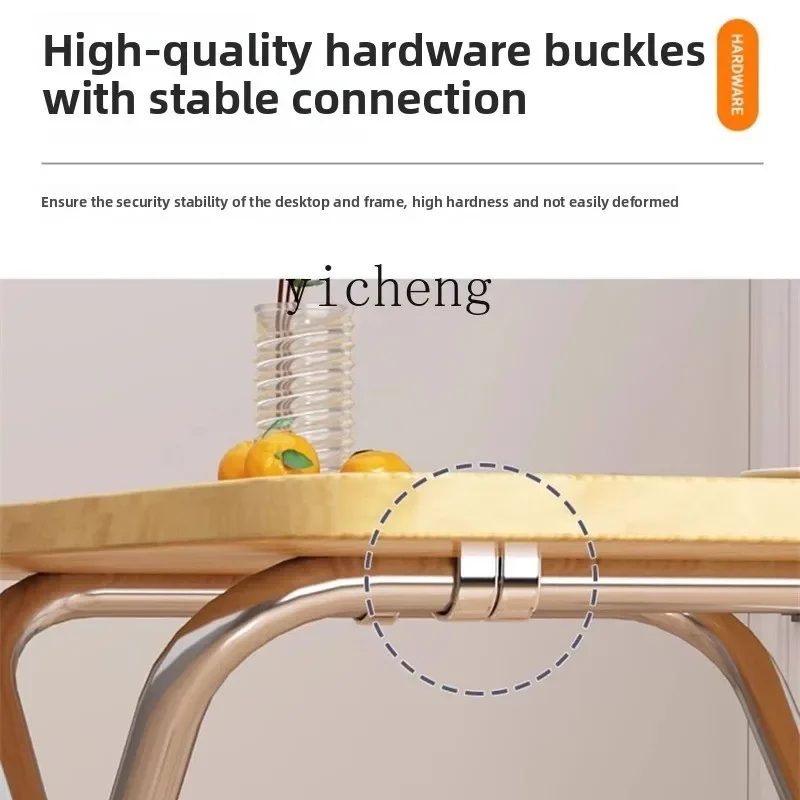 YFY foldable dining table household small apartment simple portable stall eating table