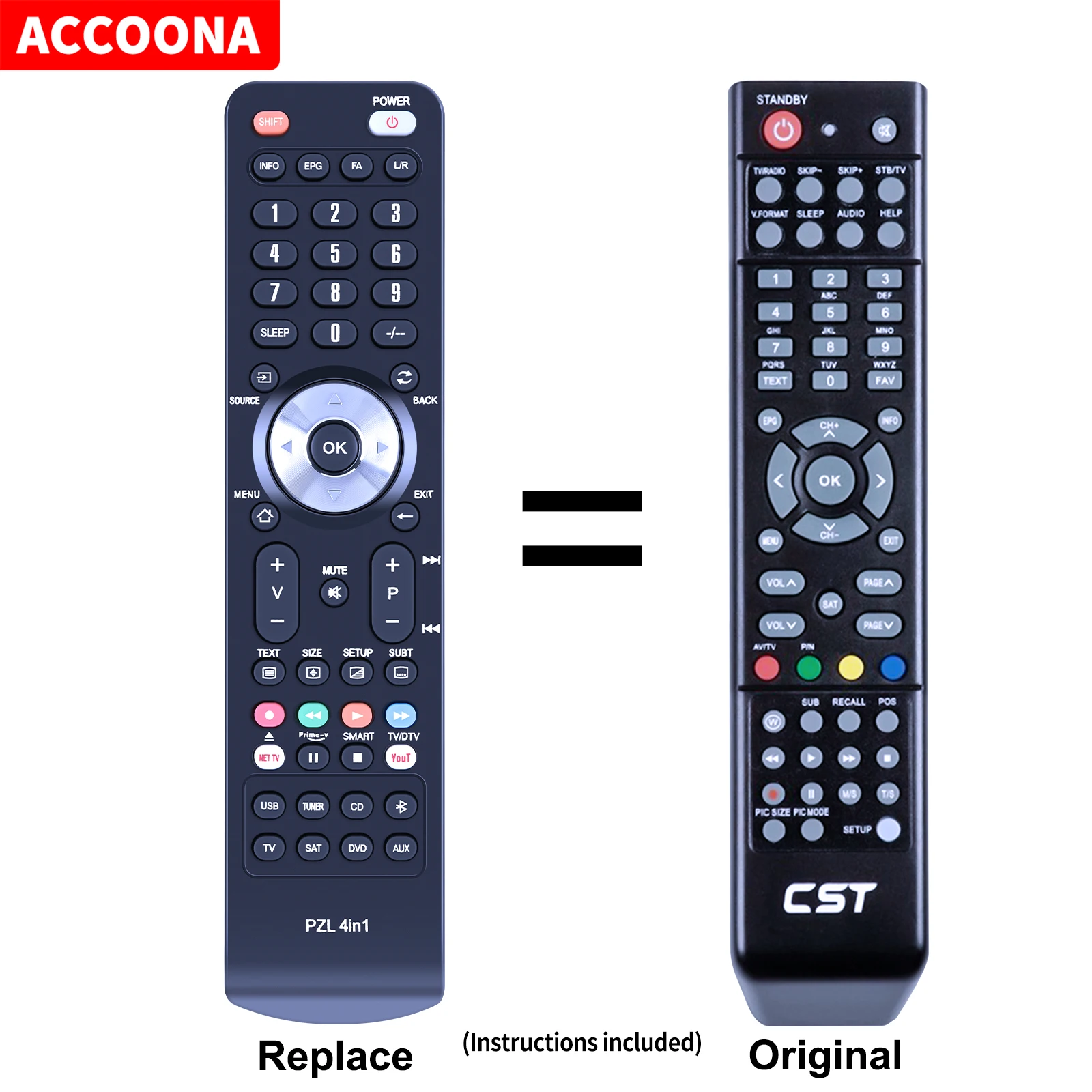 Remote control for Coolstream Zee  Neo 2 NEO2  tv