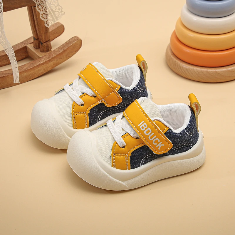 Baby Freizeitschuhe Farbblock Klettverschluss Rutschfeste Kinder-Sportschuhe Weiche Sohle 2026 Brandneue Kleinkind-Lauflernschuhe – Detail 6