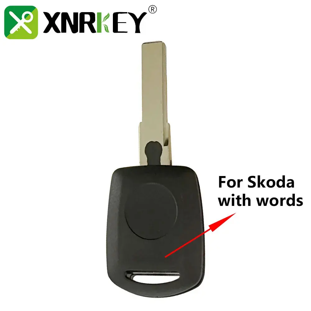 XNRKEY Car Key Transponder Key Case With ID48 chip For VW Polo Golf for SEAT Ibiza Leon for SKODA Chip shell