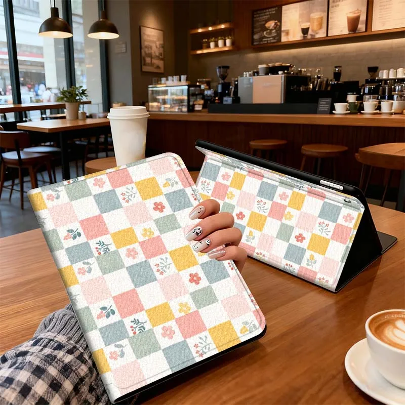 

Art Lattice Creative Pattern For Xiaomi Mi Redmi Poco Pad 2 4 5 7S 6S 6 7 8 Max Plus Ultra SE Pro K 2025 Tablet Case