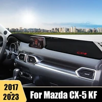 Para Mazda CX-5 CX5 CX 5 KF 2017 2018 2019 2020 2021 2022 2023 cubierta de salpicadero de coche Anti-UV alfombrilla antideslizante alfombras de Panel de instrumentos