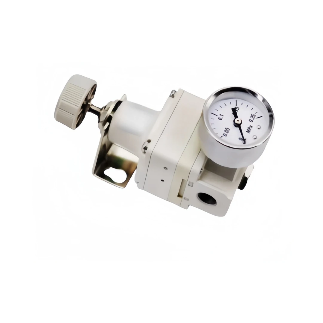 Air Pressure Regulator Components Of Pneumatic Conveyor  PT1/4 IR2010-02BG With Digital Display Switch