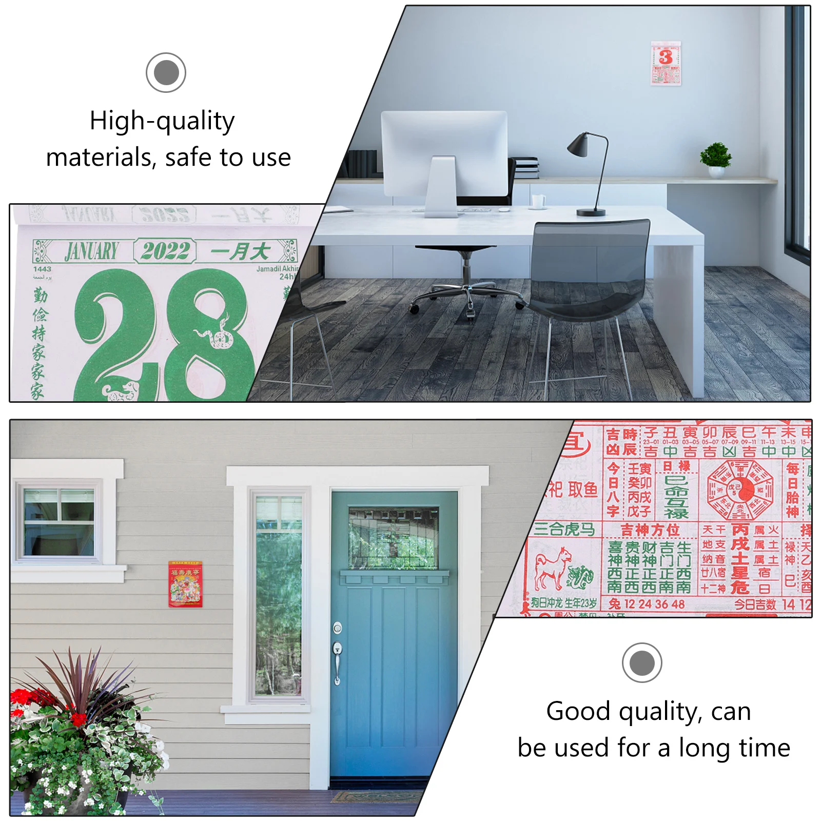 

Старый китайский альманах 2022, традиционный ежедневный настенный календарь на год тигра для благоприятных дней, для домашнего офиса, с подвесным принтом