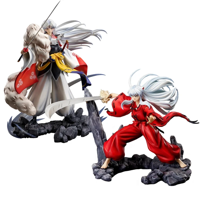 Figura de acción POP-UP PARADE de InuYasha, figura de combate de InuYasha, modelo de colección de Sesshoumaru, regalos de juguetes, 20cm
