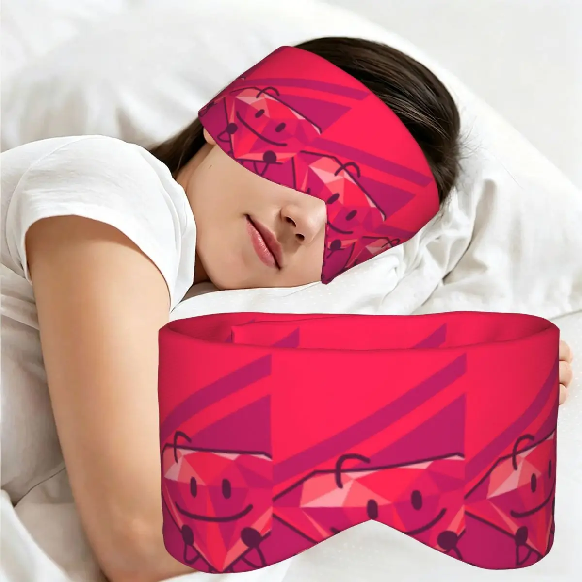 Bfdi Battle For Dream Island Game sleep mask Light Blocking Portable Eye Cover for Girls Boys Home Sleeping Eyeshade eyepatch