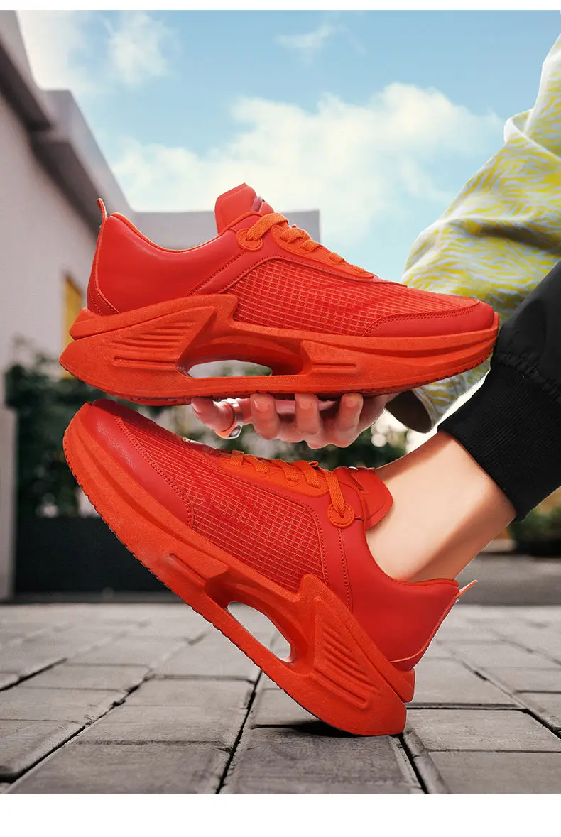 

Мужские кроссовки с красной карбоновой пластиной, нескользящие кроссовки этого счастливого года, амортизирующая мягкая подошва с дышащей сеткой