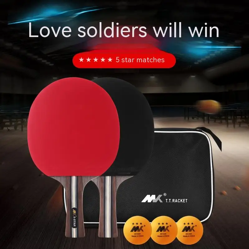 Mk Table Tennis Double , Five Star , Horizontal , Direct, Double-sided, Reverse Glue