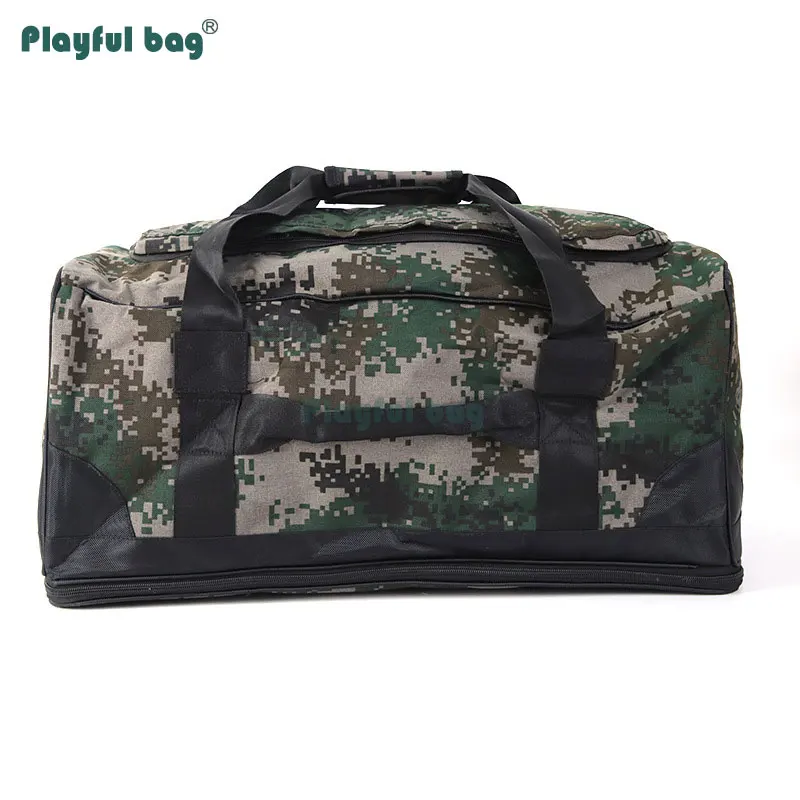 Playful bag Camouflage Backpack Waterproof Travel Handbag Portable Mountain Hiking Luggage Backpack AVA38