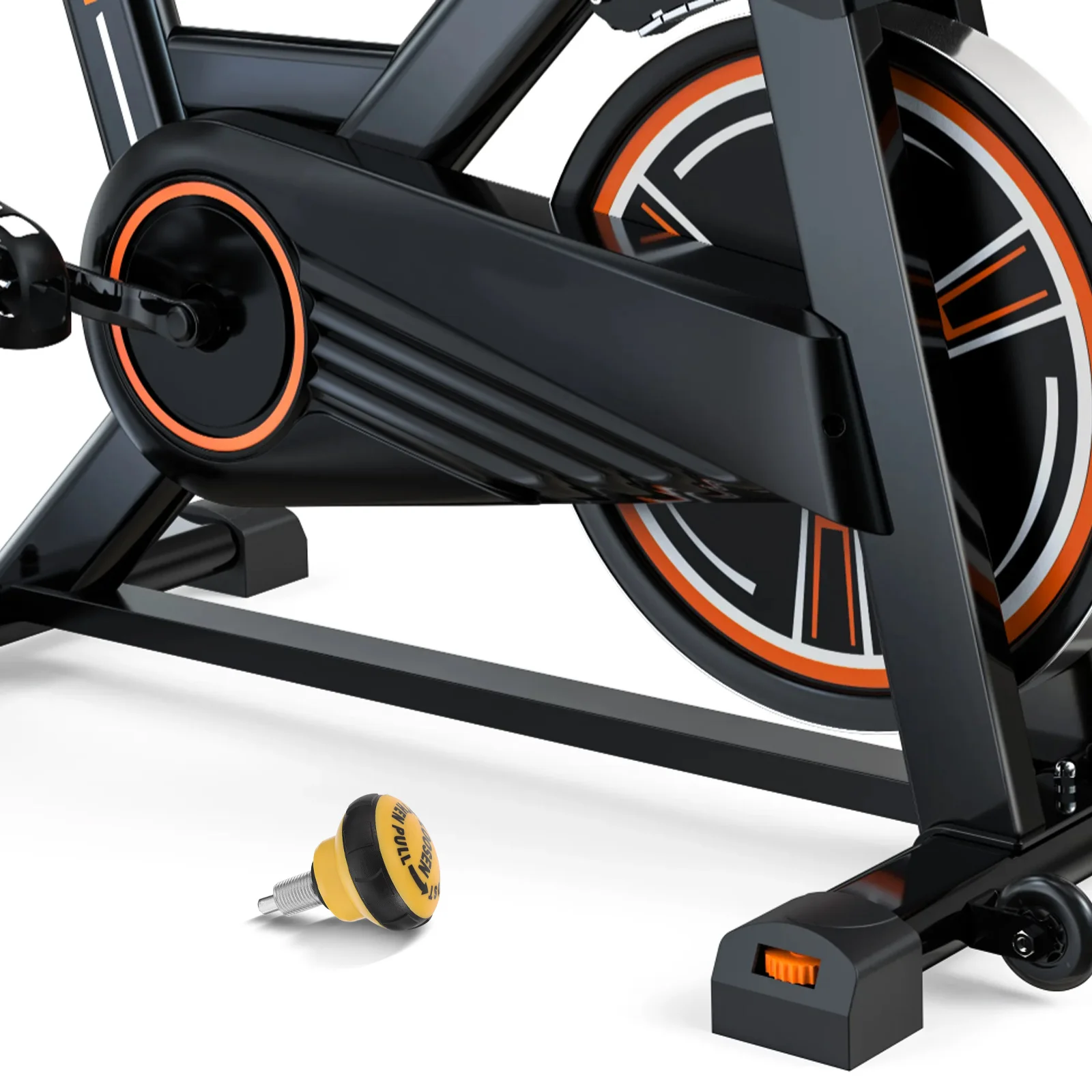 الكرة على شكل سحب دبوس الربيع المقبض لممارسة الدراجة الوزن مقاعد البدلاء أجهزة لياقة بدنية داخلي ركوب الدراجات آلة استبدال أجزاء