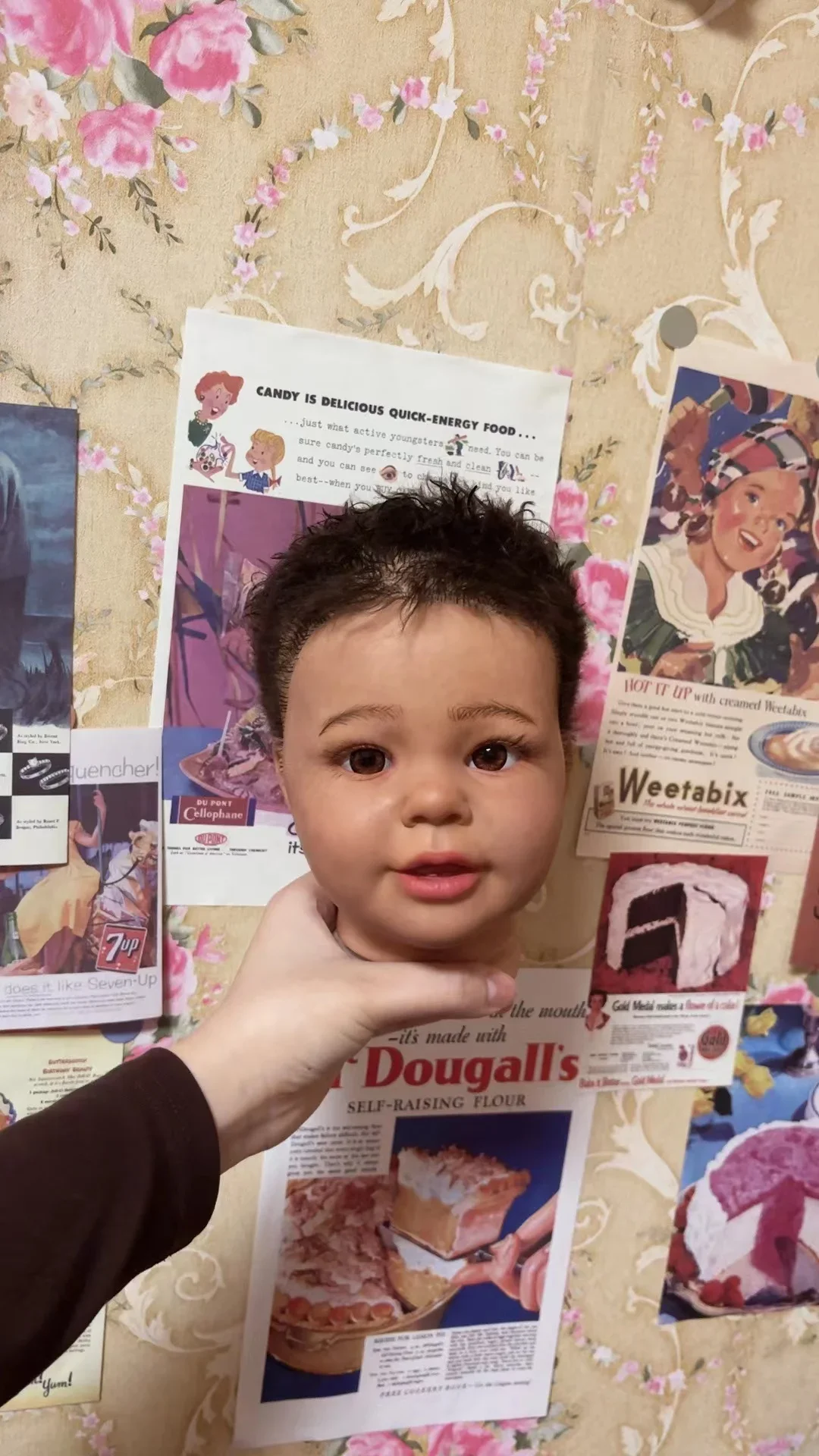 Poupée Reborn Bébé Fille Personnalisée DLS Katie Marie Peinte à la Main DIY 28 Pouces Photos Réelles