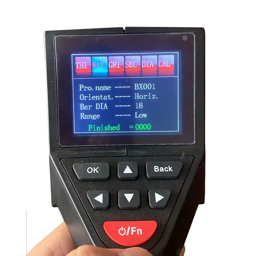 Handheld Laser Positioning Rebar Detector Locator Concrete Scanner for NDT Testing