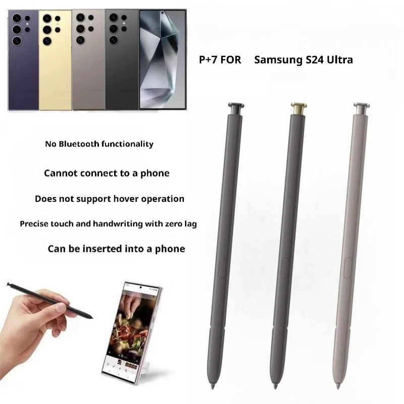 P+7 Stylus Without Bluetooth  Pen For Samsung Galaxy S24Ultra Stylus SPen  S24U Pen Touch Screen s24ultra Pen
