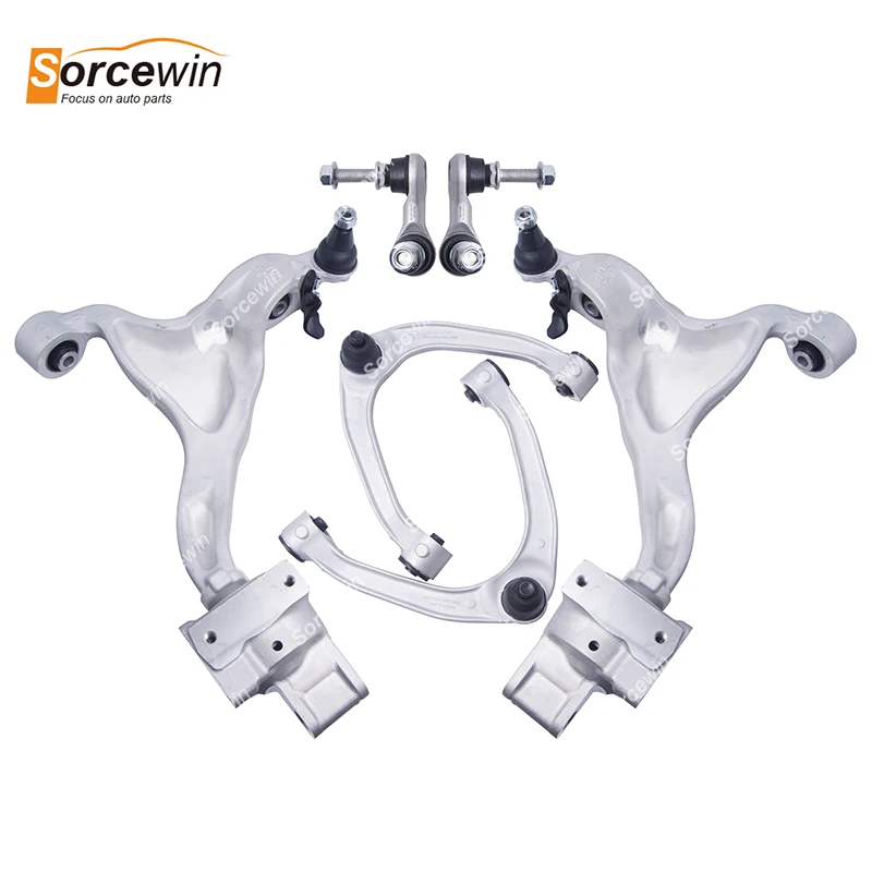 

6pcs For Infiniti V37 Q50 Q70 Y51 EX35 EX37 G37 Q60 Front Suspension Car Control Arm 545004GE0A 545014GE0A 54524JL00C 54525JL00C