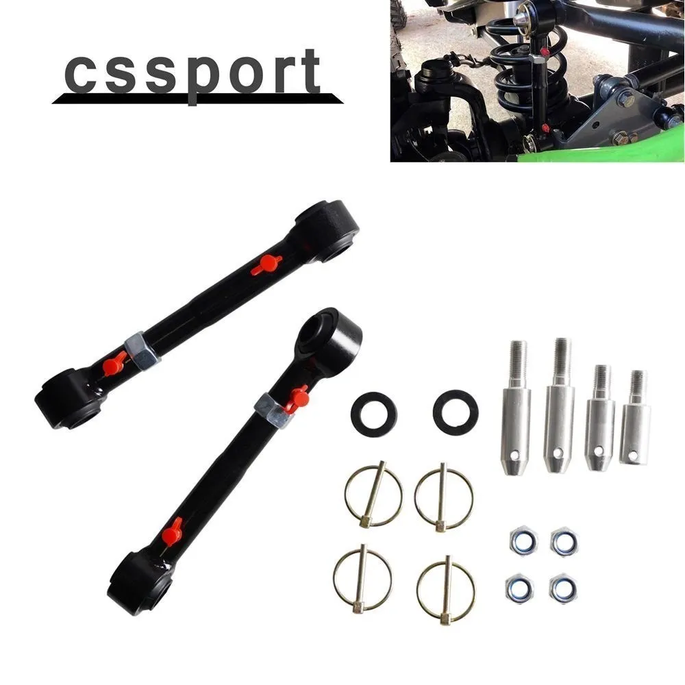 Front Sway Bar Links Disconnects For Jeep Wrangler JK JKS 2/4 Doors 2007-2018 Adjustable Quick Disconnect Parts 2.5-6\
