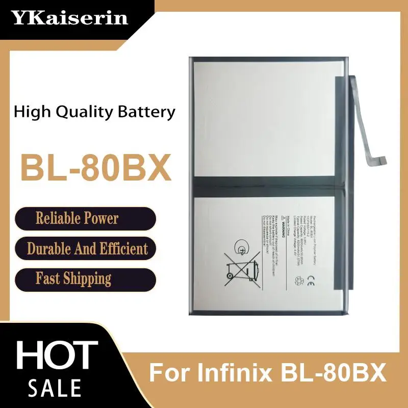 High-Performance Strong Compatibility 8200mAh For Infinix BL-80BX Tablet Battery