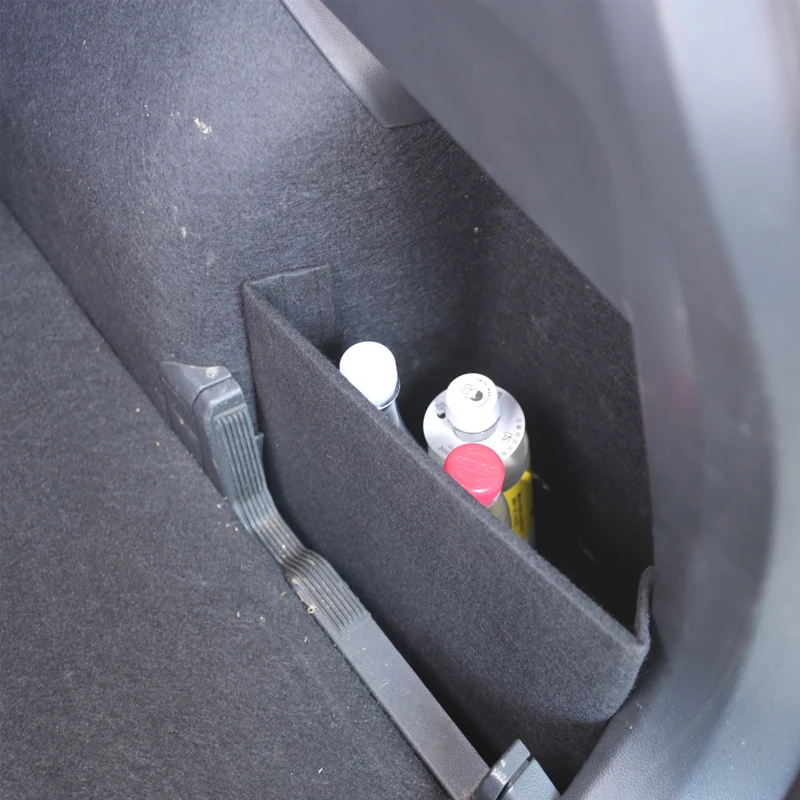 My Good Car 2PcSet Car Storage Partitions on Sides Trunk Partition Tail Box for Volkswagen Tiguan L MK2 2017-2020