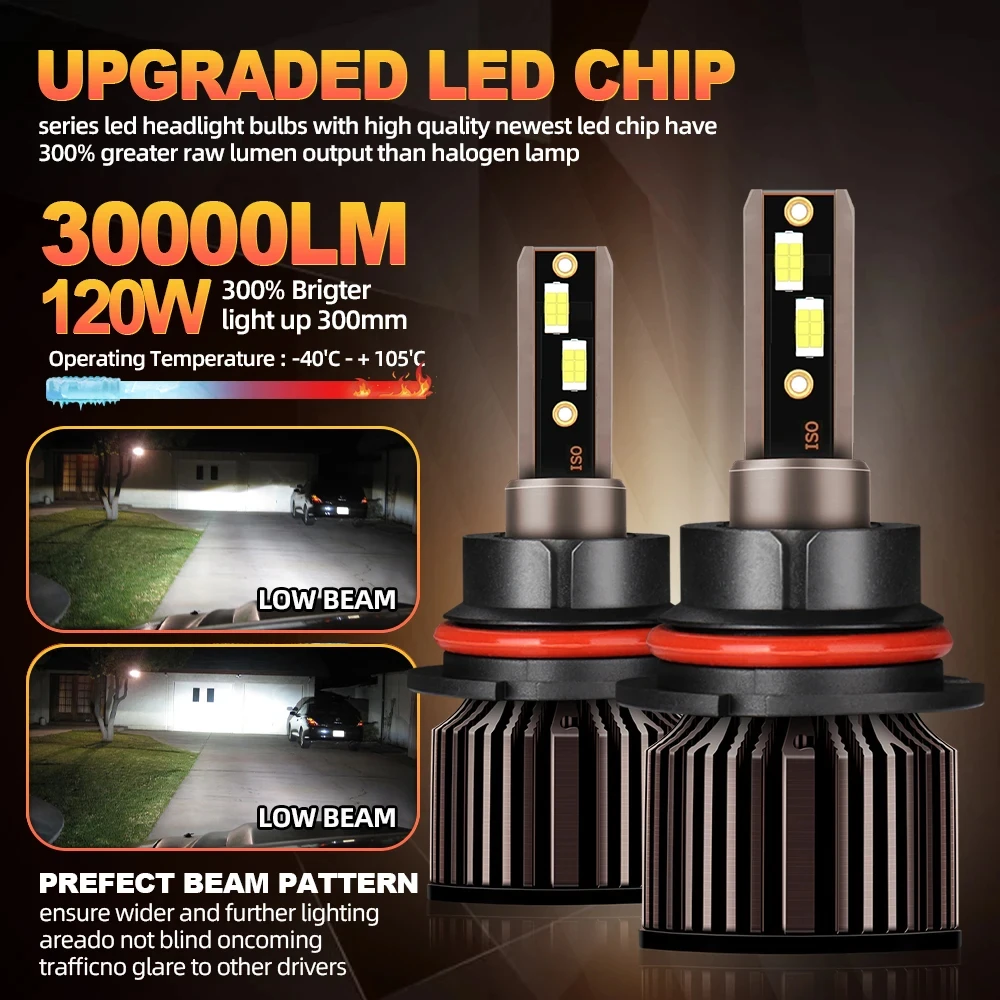 120W 9005 HB3 Csp C… - image