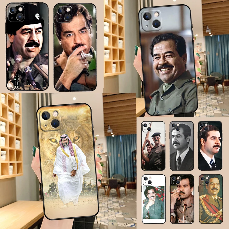 Saddam Hussein Phone Case For iPhone 13 12 11 14 15 16 Pro Max XS X XR Plus 12 13 Mini Back Cover