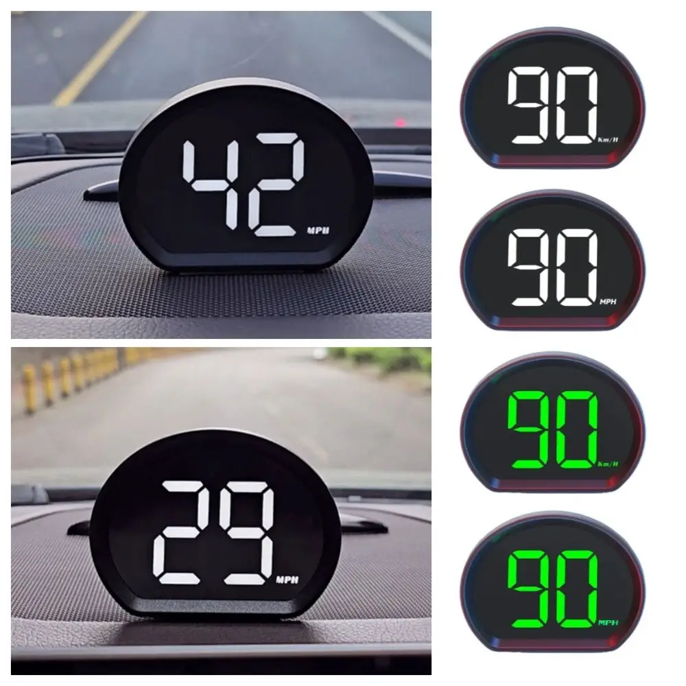KMH/MPH GPS Car Digital Speedometer Plug&Play Universal Vehicle Speed Meter Versatile Compatibility Plastic