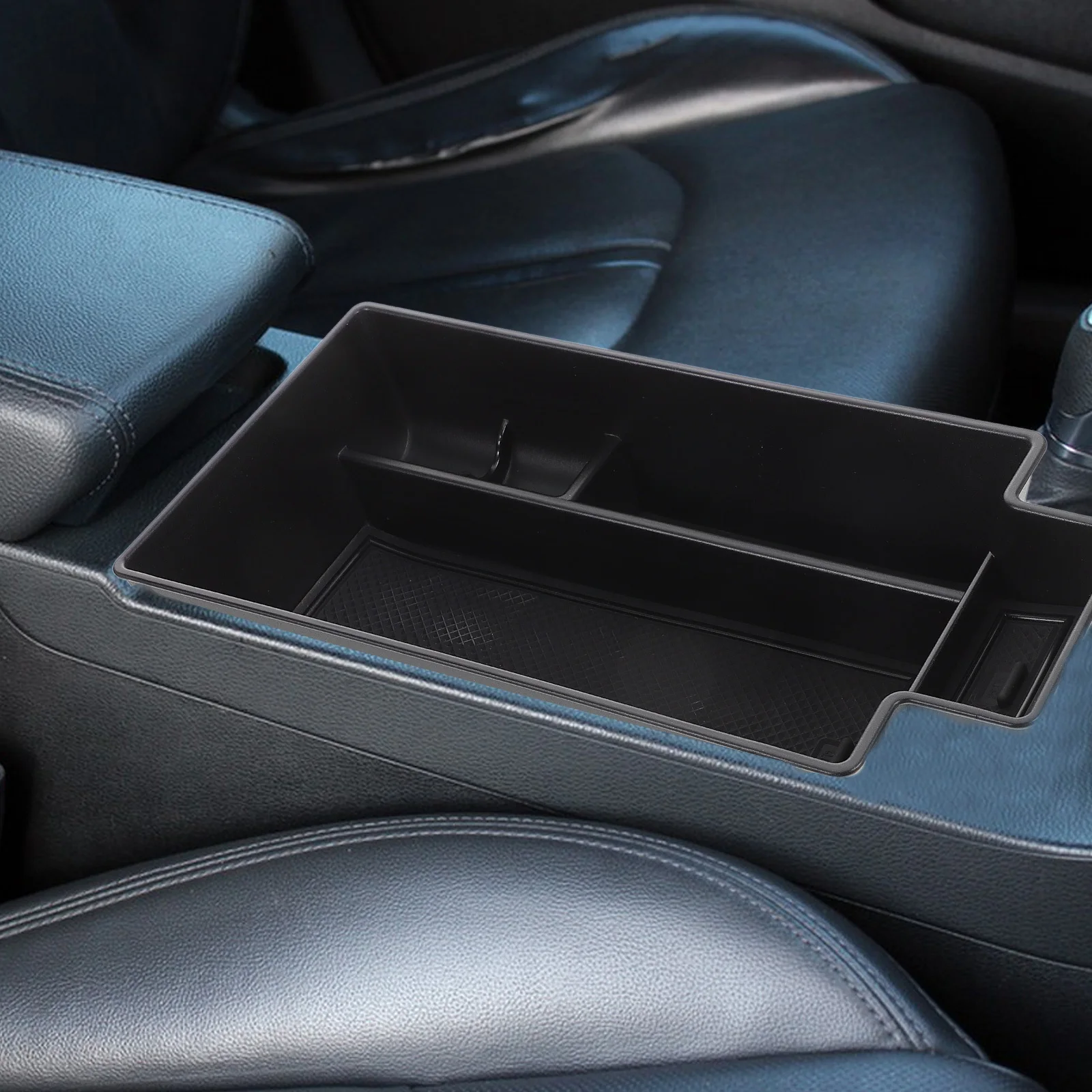 Car Compartment Organizer Center Console ABS Scratch Resistant Storage Tray Road Holder Car Accessories Storage