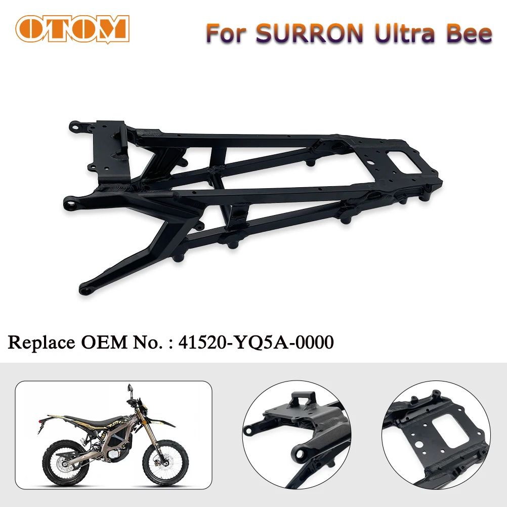 Motorcycle Sub Frame Accessory For Surron Ultra Bee Tail Frame Assembly Electric Dirt Bike Subframe Rear Seat Support Tailstock