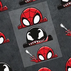 Cartoon Venom adesivi Moto serbatoio carburante Moto carenatura carenatura decalcomanie in vinile impermeabile decorazione Anime Pegatinas Moto