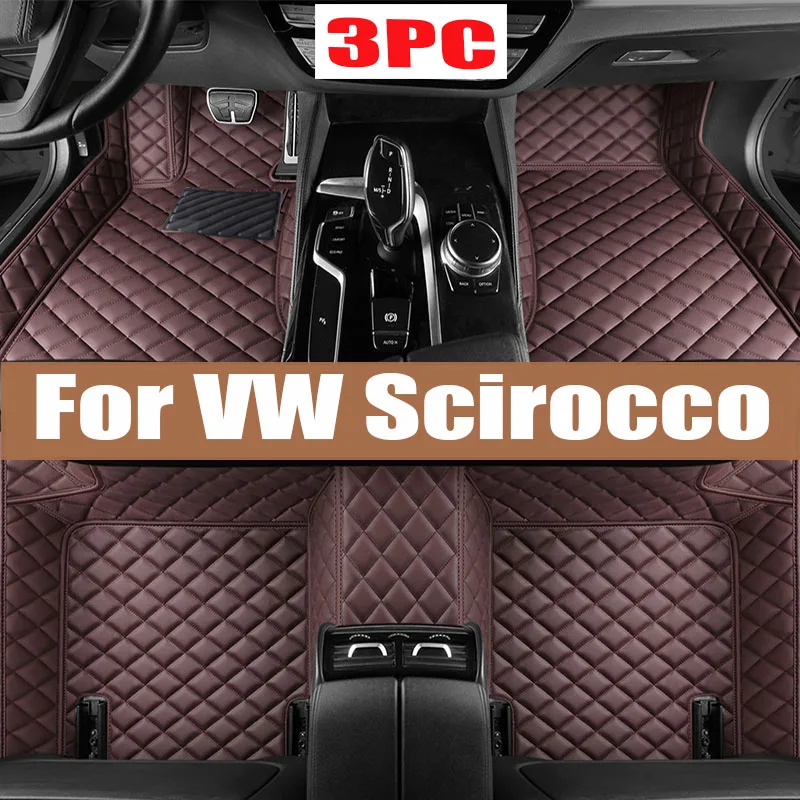 

Custom Car floor mats for VW VW Scirocco 2009 2010 2011 2012 2013 2014 2015 2016 2017 auto foot Pads automobile carpet