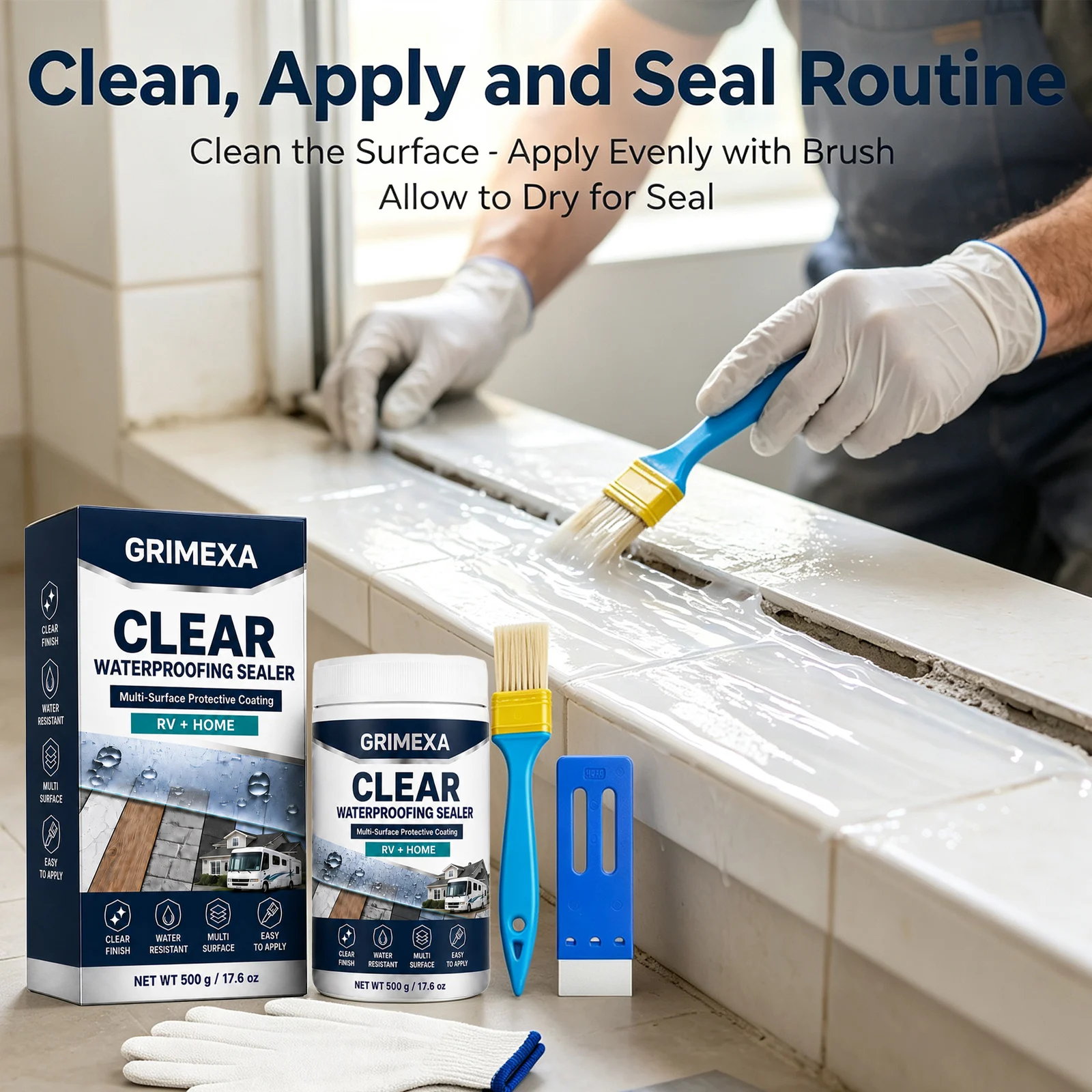 Invisible Transparent Waterproof Sealant Repair Wall Cracks Freeze-Resistant Nano Leak-Proof Coating Roof Bathroom Sealant Glue
