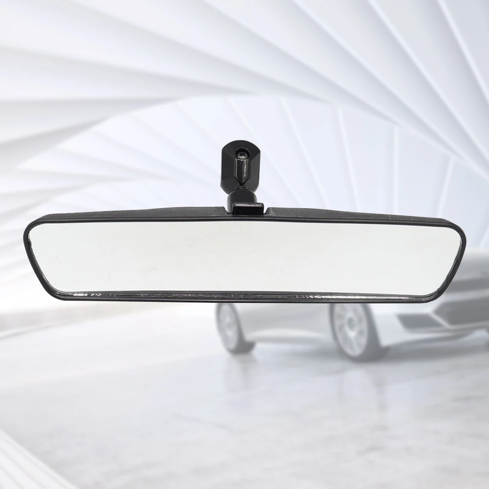 

10 Inch Interior Mirror Black Inside Mirror Easy To Install Rearview Interior Mirror ABS Glass Car Accessories for Universal Car