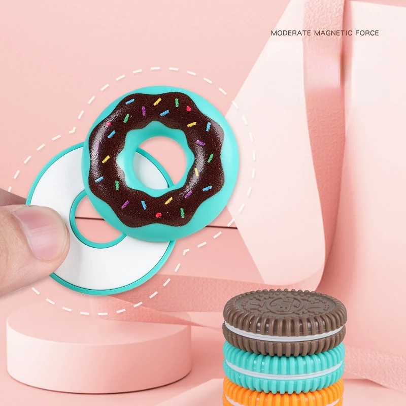 Deslizadores magnéticos con forma de postre EDC, juguetes sensoriales antiestrés háptico para adultos, escritorio de enfoque, TDAH, Fidget, regalos