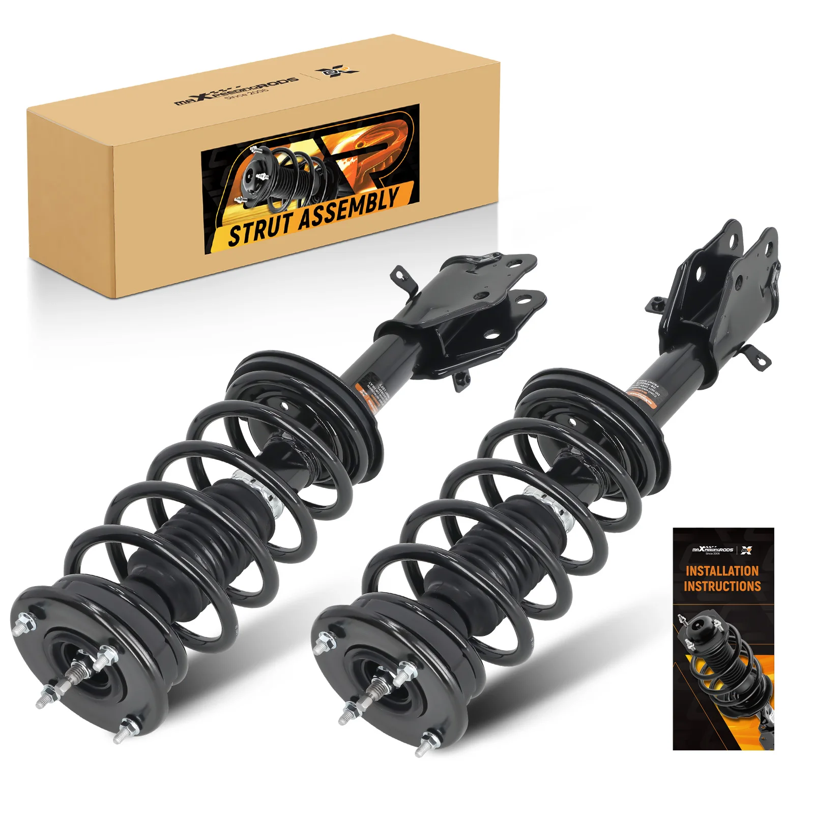 For New Front Struts Absorb Shock Coil Springs Suspension For Ford Edge For Lincoln MKX 2007-2010 FWD STREET Use