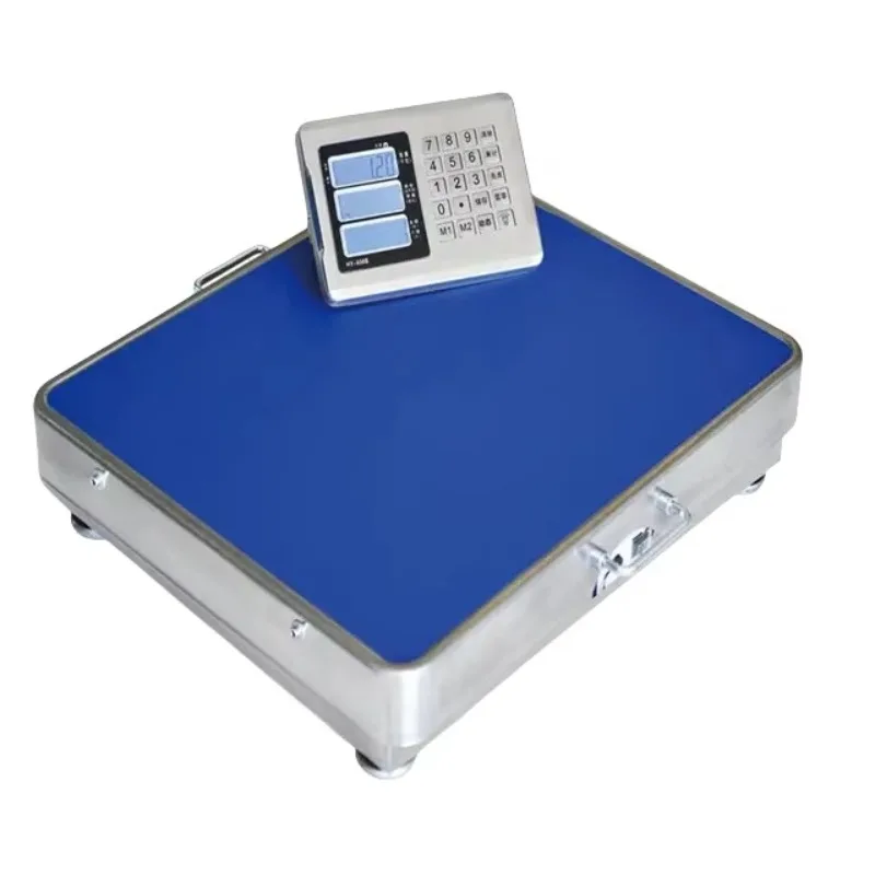 Weighing 300kg 40*50 Electronic Price Platform Fruit Vegetable Kitchen Wirelell Wire Stainless Steel Industrial Scale