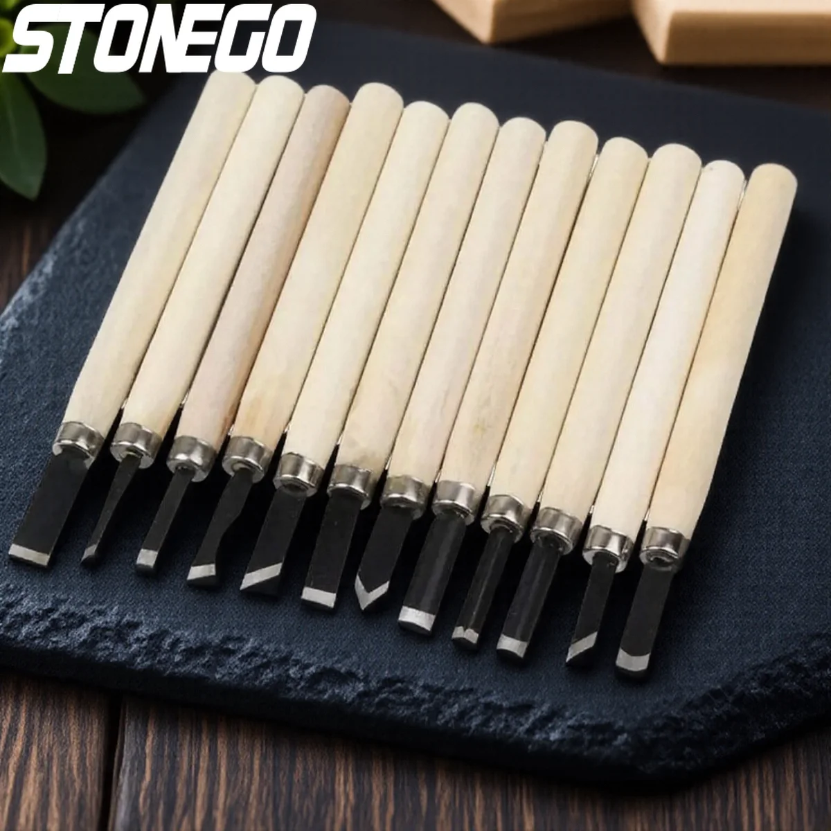 Wood Carving Chisels Set 3-12PCS Basic Wood Cut Tools Hand Woodworking Gouges DIY Hand Tools