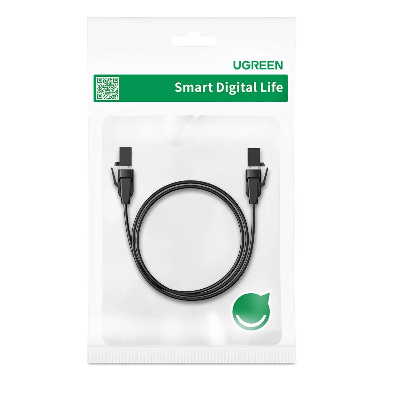 UGREEN Cat 8 이더넷 케이블 고속 40Gbps 2000Mhz Cat8 RJ45 네트워크 코드 평면 차폐 실내 LAN 케이블