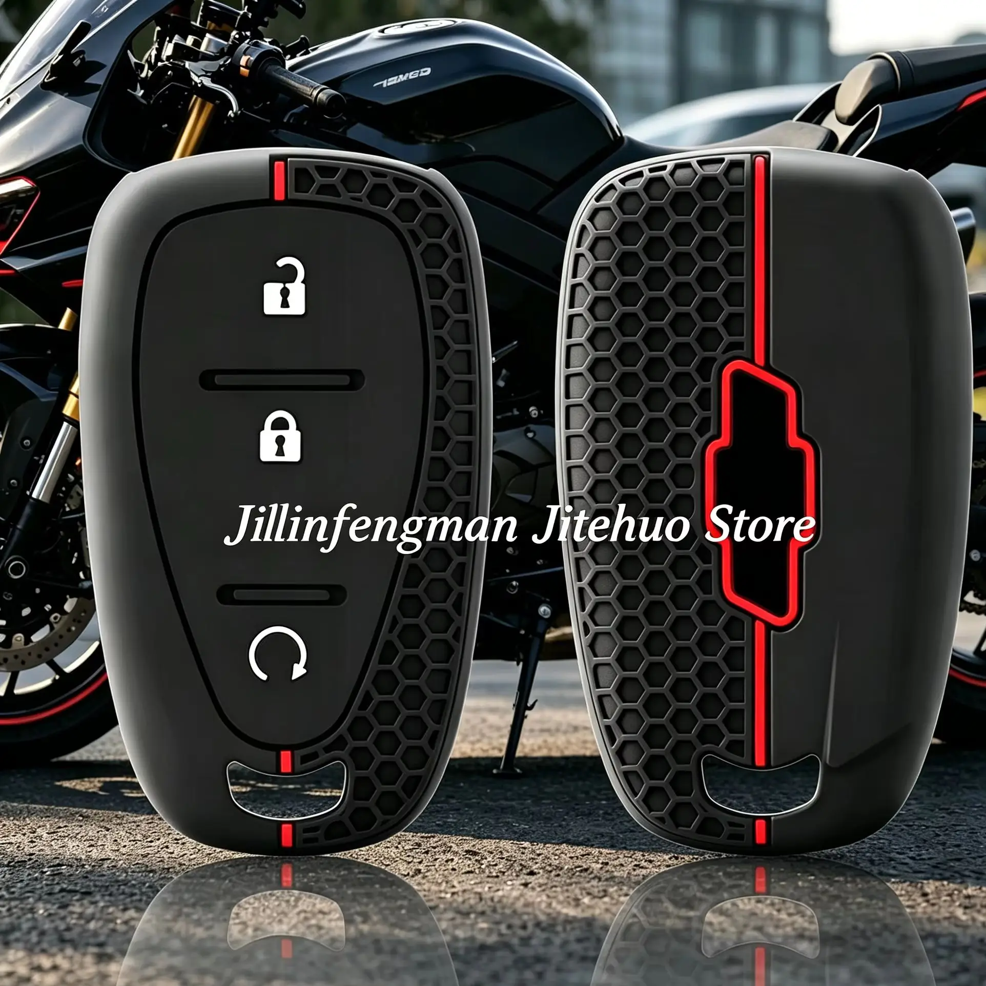For Chevrolet Malibu Blazer Traverse Seeker Onix Equino Volt Bolt Trax Orlando Cruze Spark Sonic Camaro Silicone Car Key Case