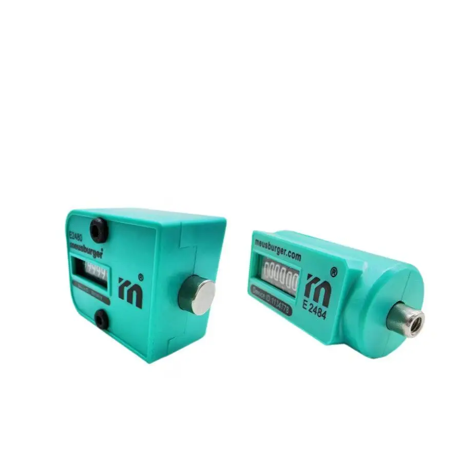 E2480 E2484 Mechanical Mold Shot Counter 7 Digits Square Semicircular Stroke Counter for Plastic Injection Molding Di