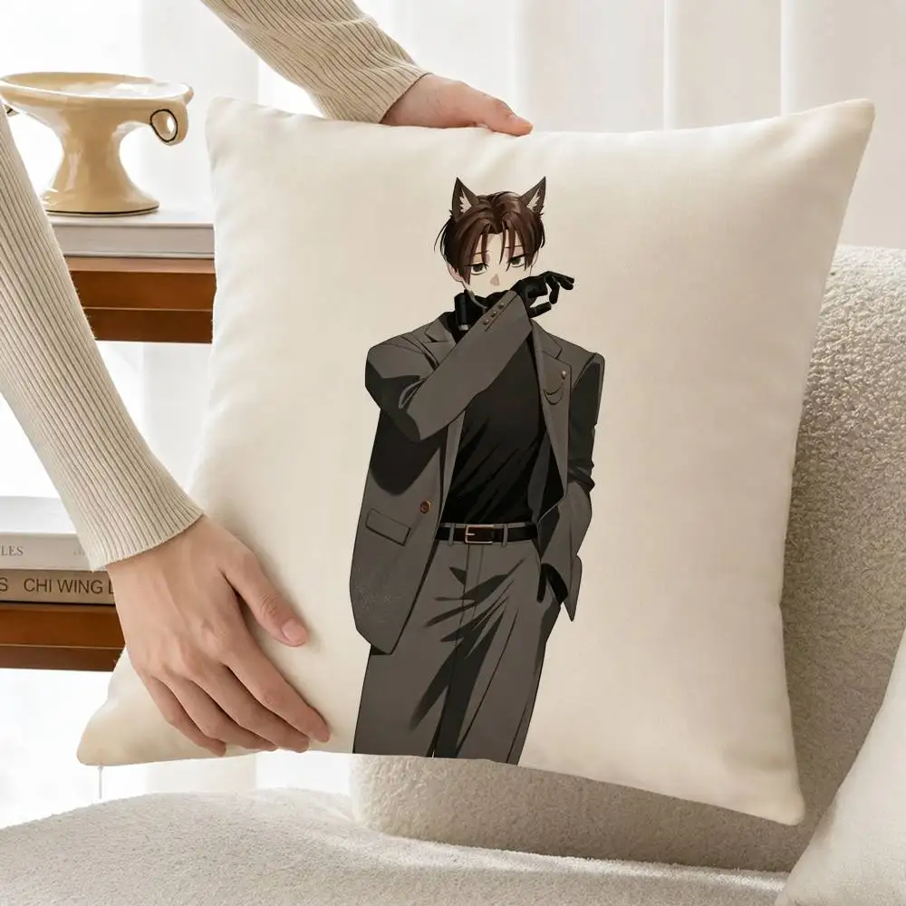 Anime M-Milky S-Subway Kurt Max Customizable Square Pillow case Double Sided Print Sofa Bedroom Decor Cushion Cover