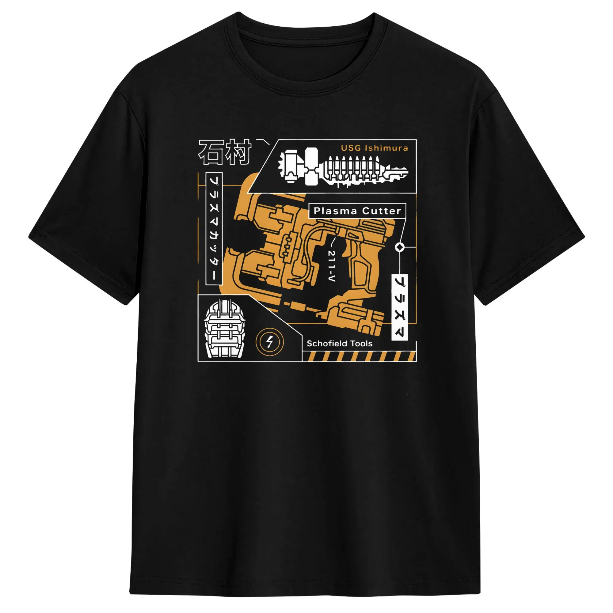 Isaac Clarke Aesthetic Dead Space  Tshirt Men's Cotton Tops Retro  O-neck Short Sleeve