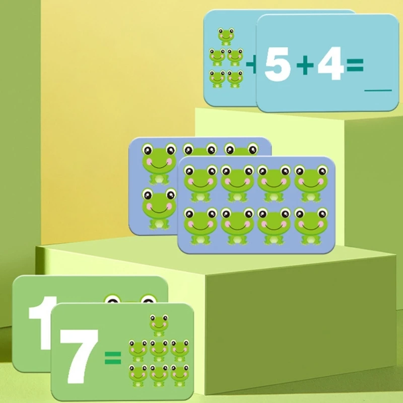 Y4qa Frogs Skala Skala Matematyka Zabawa dla dzieci Wczesne liczenie Umiejętności Rozwój