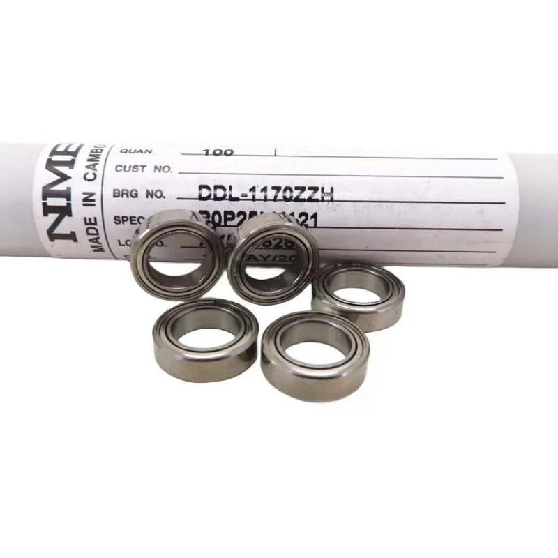 original NMB stainless steel bearing DDL-1170ZZ 7*11*3mm SMR117ZZ miniature ball bearings 1170  MR117 7x11x3 mm