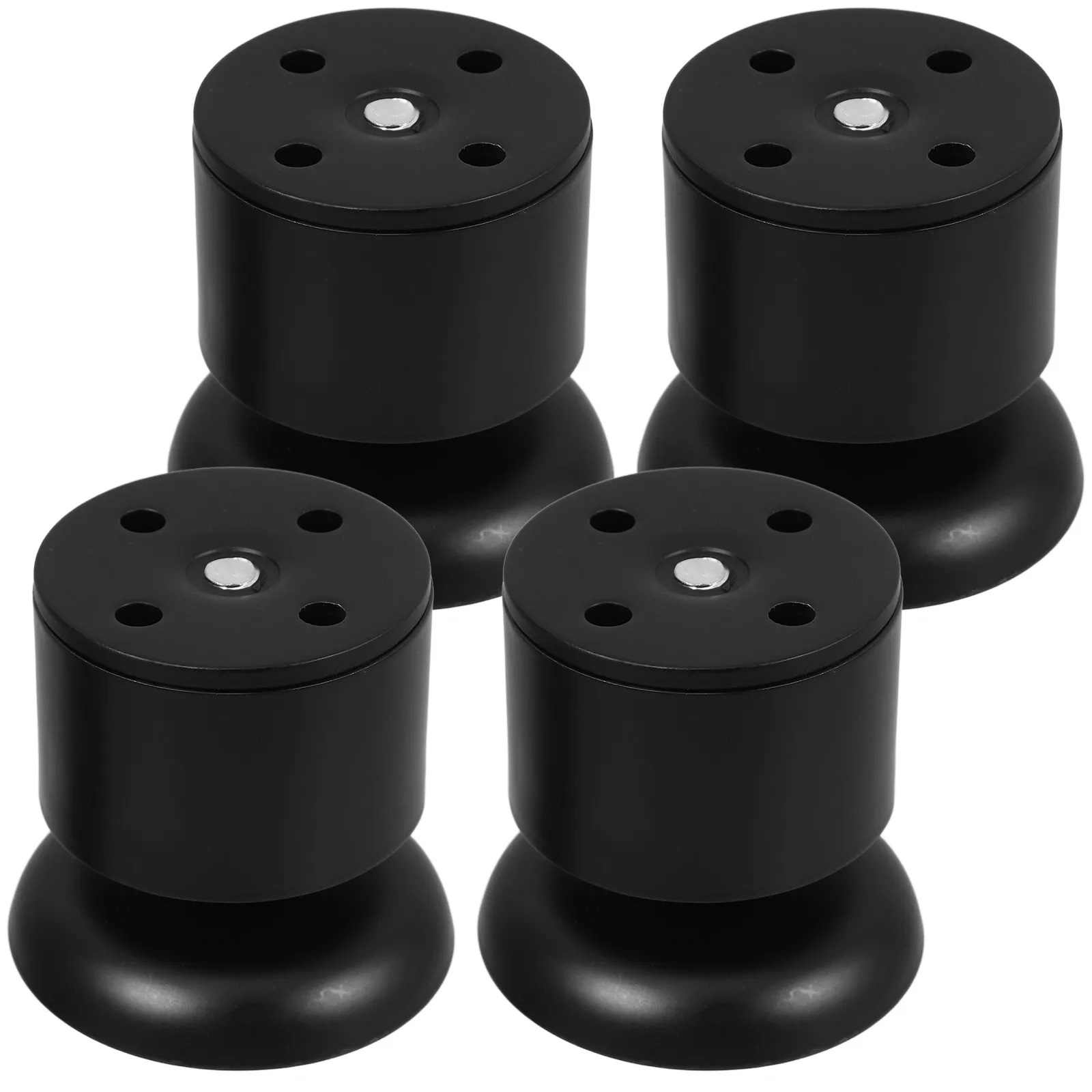 4pcs Adjustable Stainless Steel Furniture Legs – Round Design, Easy Install, Height Adjustable for Home/Office/Hotel