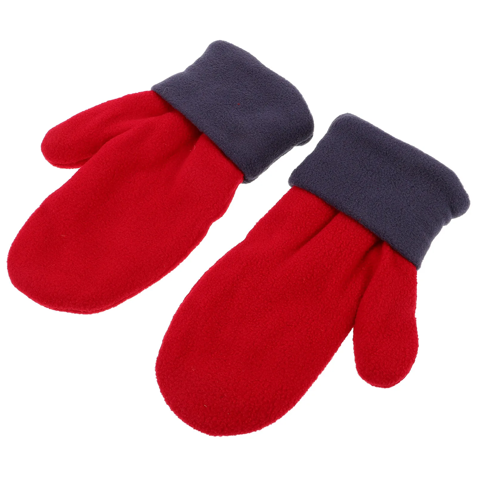 

Thickened Fleece Gloves Winter Thermal Mittens for Men Women Ski Cycling Soft Durable Windproof Warm Toddler Fleece Gloves Snow