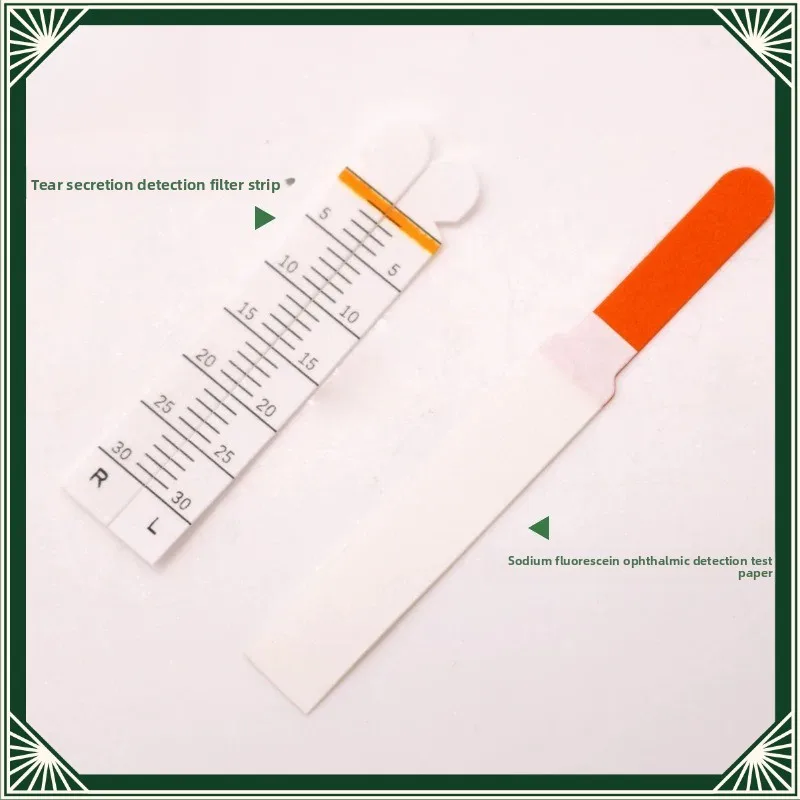 Fluorescent strip fluorescein sodium detection test paper artificial tear secretion detection filter test paper free shipping