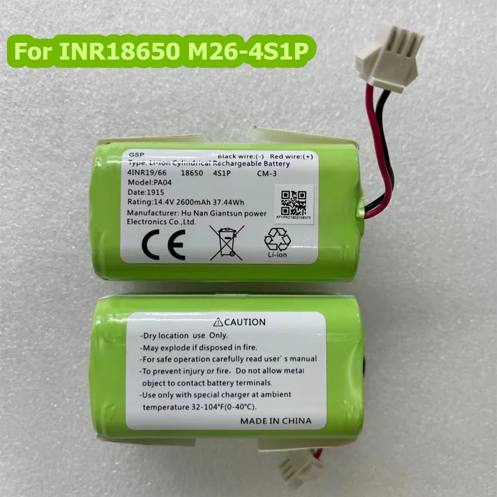 INR18650 M26-4S1P Battery For DEXP MMB-300,Neatsvor X500,X520,X600,Conga 990 1090 Tesvor X500 Ecovacs Deebot N79 N79S DN622 Eufy